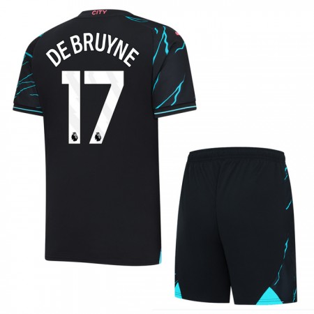 Virallinen pelipaita Manchester City De Bruyne 17 Kolmas 2023-24 Lyhythihainen - Lasten ( + Lyhyet housut ) Virallinen pelipaita Manchester City De Bruyne 17 Kolmas 2023-24 Lyhythihainen - Lasten ( + Lyhyet housut )